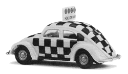 VW Bug follow me