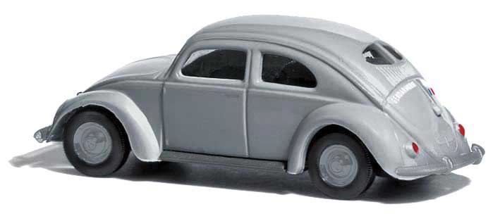 1946 Volkwagen Beetle with Oval Back Window - Assembled -- German Army (gray)-1