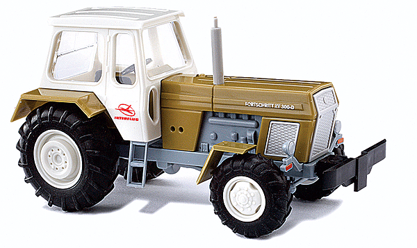 1967 Fortschritt ZT303 Farm Tractor w/Enclosed Cab - Assembled -- Airport Service (green, white)