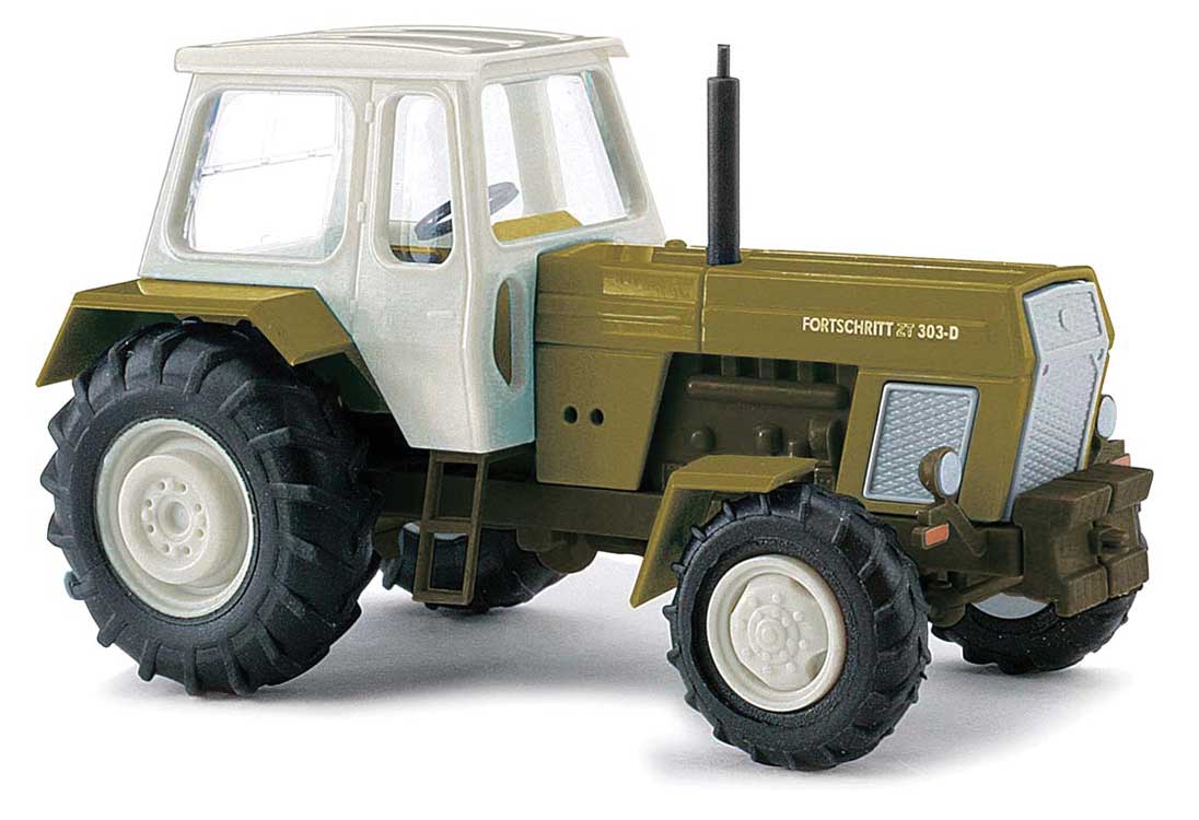 1967 Fortschritt ZT303 Farm Tractor with Enclosed Cab - Assembled -- Green, White