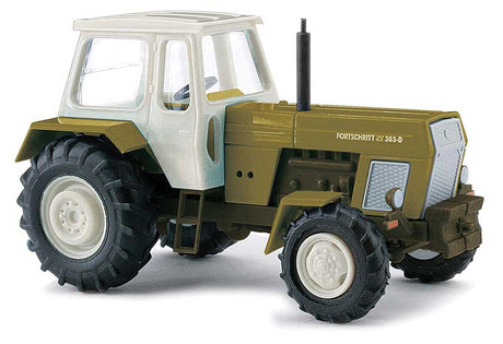 1967 Fortschritt ZT303 Farm Tractor with Enclosed Cab - Assembled -- Green, White