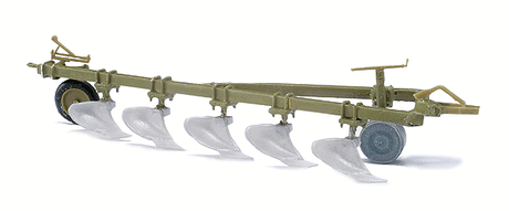 Fortschritt B200 5-Bottom Farm Plow - Assembled -- Green