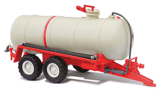 1967 HTS 100 Liquid Manure Tank Trailer - Assembled -- White, Red