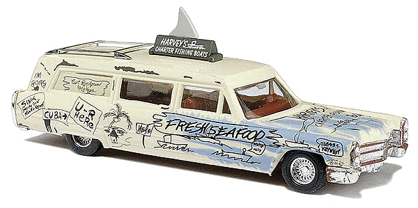 American Automobiles - Cadillac Station Wagon -- Harvey's Charter Fishing Boats