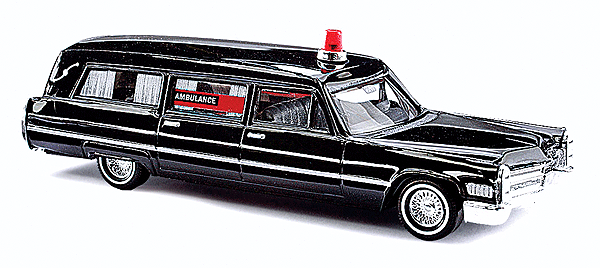 1970 Cadillac Station Wagon - Assembled -- Ambulance (black)