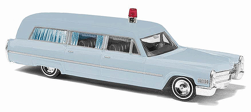 1970 Cadillac Station Wagon Ambulance - Assembled -- Light Blue