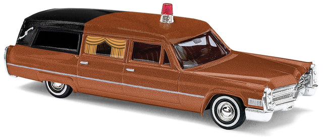 1966 Cadillac Station Wagon - Assembled -- Hearse (brown, black)