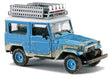 1960 Toyota Land Cruiser J4 Hardtop SUV with Roof Rack - Assembled -- Weathered, Blue, White