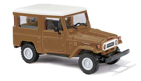1960 Toyota Land Cruiser J4 Hardtop SUV with Roof Rack - Assembled -- Brown, White
