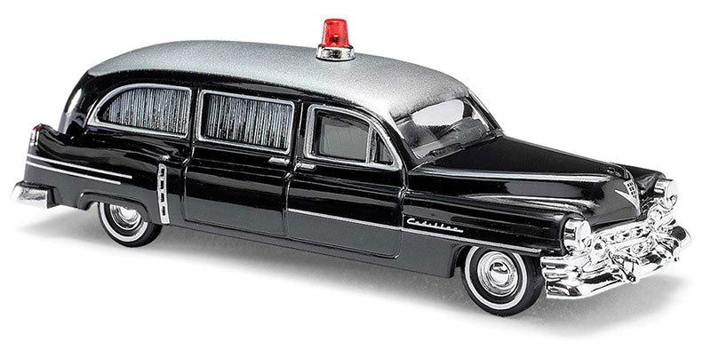 1952 Cadillac Station Wagon Hearse - Assembled -- Black, Silver