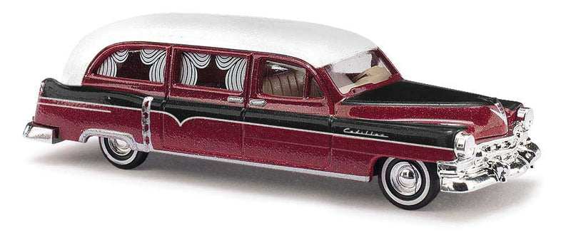 1952 Cadillac Station Wagon Hearse - Assembled -- Maroon, Black