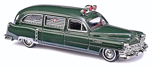 1952 Cadillac Station Wagon - Assembled -- Ambulance (green)