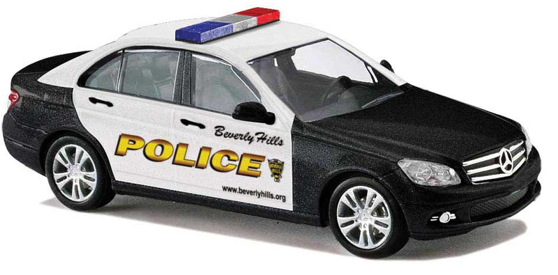 2007 Mercedes-Benz C-Klasse Sedan - Assembled -- Beverly Hills, California, Police (black, white)