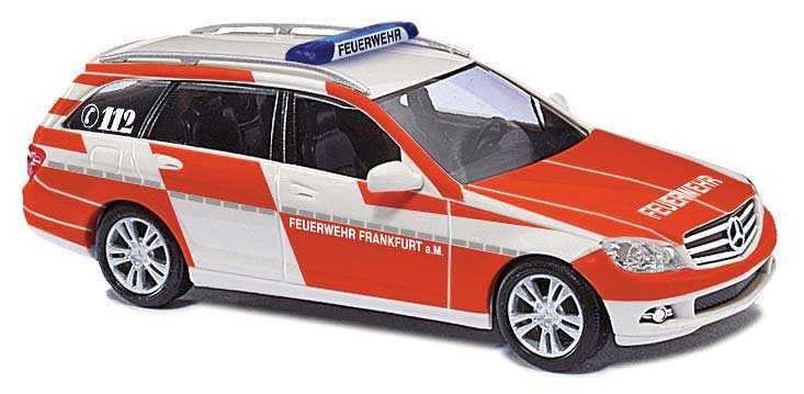2006 Mercedes-Benz C-Klasse Station Wagon Avantgarde - Assembled -- Frankfurt/Main, Germany, Fire Department (orange, white, German Lettering)