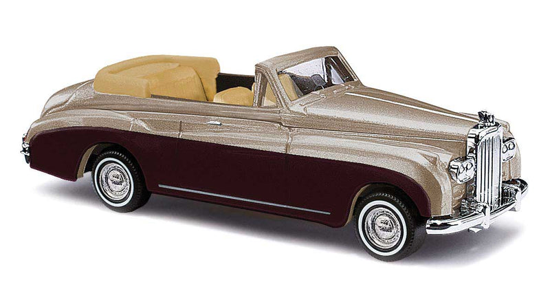 1959 Bentley Convertible - Assembled -- Top Down (gold, brown)