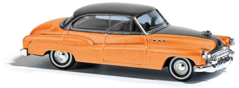 1950 Buick 2-Door - Assembled -- Orange, Black