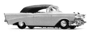'57 Chevy Bel Air conv bl