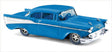 1957 Chevrolet Bel Air Coupe - Assembled -- Blue, White