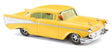 1957 Chevrolet Bel Air Coupe - Assembled -- Yellow, White