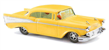 1957 Chevrolet Bel Air Coupe - Assembled -- Yellow, White