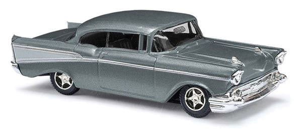 1957 Chevrolet Bel Air Coupe - Assembled -- 2-Tone Metallic Gray