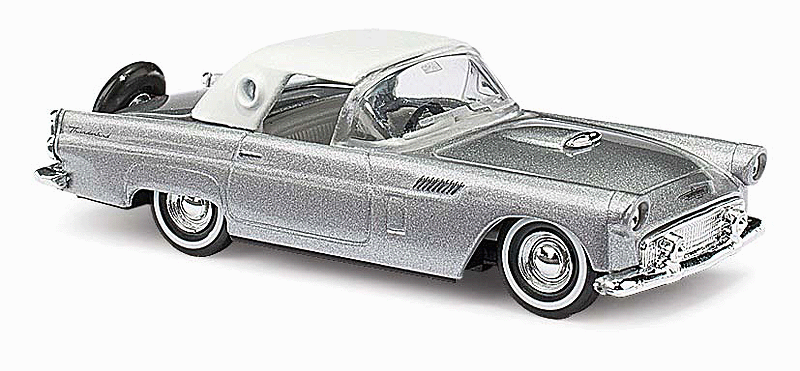 1956 Ford Thunderbird Hard Top - Assembled -- Metallic Silver