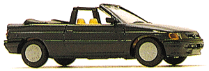 1991 Ford Escort Convertible - Assembled -- Top Down