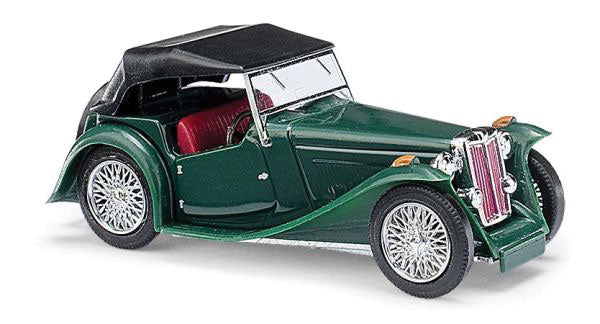 1945 MG Midget TC Convertible - Assembled -- Top Up (green, black)