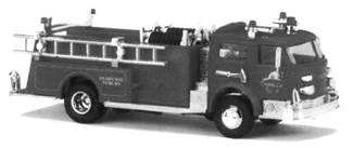 1970 American LaFrance Closed Cab Pumper - Assembled -- San Francisco (red)
