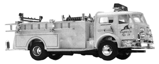 LaFrance pumper white