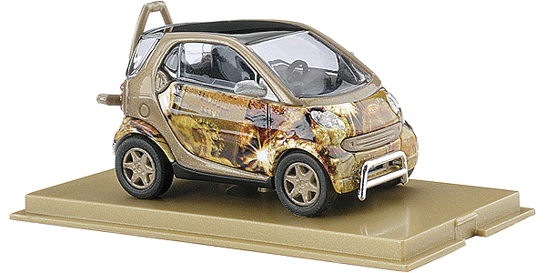 European Automobile 2007 Smart Fortwo Subcompact -- Gold Smart
