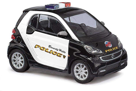 2012 Smart Fortwo Coupe - Assembled -- Beverly Hills Police (black, white)