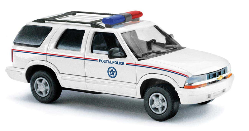 1998 Chevrolet Blazer - Assembled -- US Postal Police (white, red, blue)