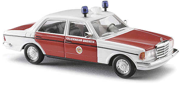 European Emergency Mercedes-Benz W123 Sedan -- Fire Department - Bremen, Germany
