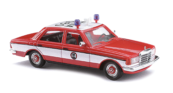 European Emergency Mercedes-Benz W123 Sedan -- Fire Department Chief's Car - Hamm, Germany