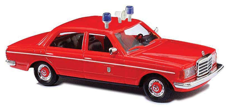 1977 Mercedes-Benz W123 Sedan - Assembled -- Sindelfingen, German, Fire Department (red)