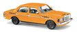 1977 Mercedes Benz W123 Sedan - Assembled -- Orange (weathered)
