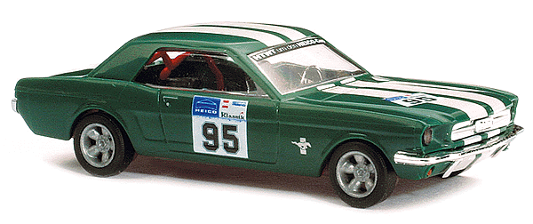American Racing Cars - 1964 Ford Mustang Hardtop 2003 Historic Tour -- #95 (green w/white stripe)
