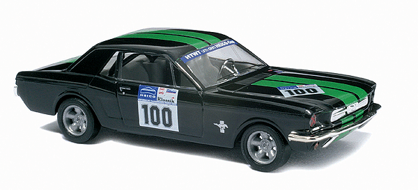 American Racing Cars - 1964 Ford Mustang Hardtop 2003 Historic Tour -- #100 (black, green)