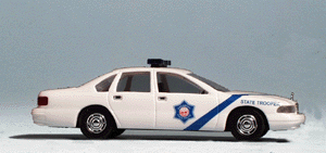 Emergency - Police Vehicles - Chevrolet Caprice 4-Door Sedan -- Arkansas State Police (white)