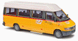 1995 Mercedes-Benz Sprinter Passenger Van - Assembled -- Swiss Post Office (yellow, black, white, Swiss Lettering)