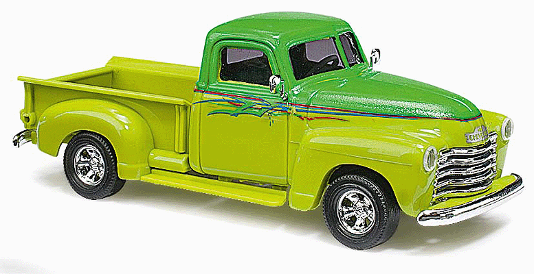 1950 Chevrolet Pickup Truck - Assembled -- Deluxe (2-Tone Green)