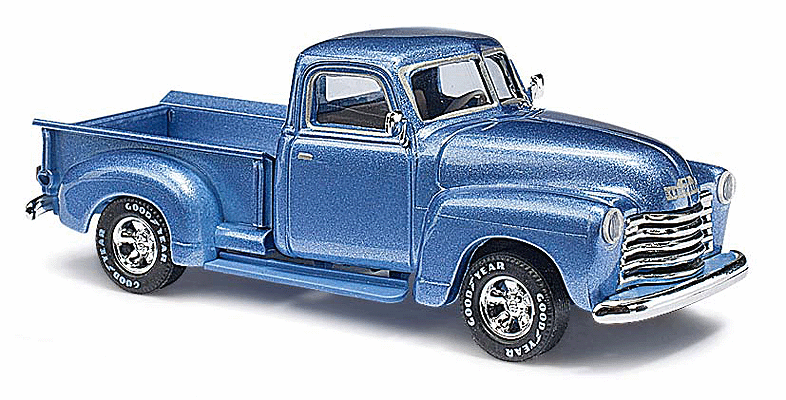 1950 Chevrolet Pickup Truck - Assembled -- Metallic Blue