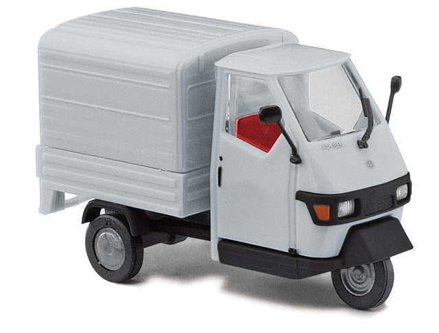 2006 Piaggio Ape 50 3-Wheel Pickup Truck with Bed Cover - Assembled -- Gray