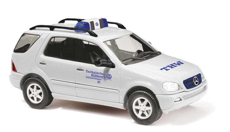 2001 Mercedes-Benz M-Klasse SUV - Assembled -- THW (white, blue, German Lettering)