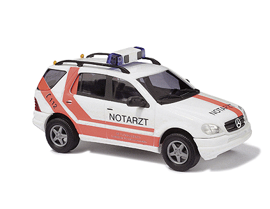 European Emergency Mercedes-Benz M-Klasse SUV -- Fire Notarzt - Nordvorpommern District, Germany