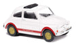 1965 Fiat 500 F Station Wagon w/Sunroof - Assembled -- Abarth (white, red)
