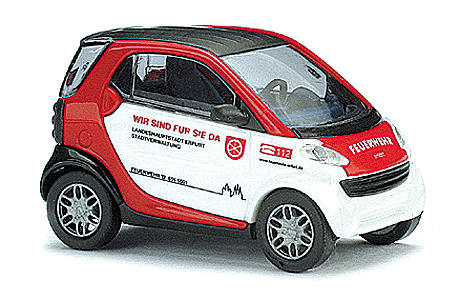 Emergency - Fire Dept. Vehicles - Smart City Coupe 2-Door Subcompact -- Erfurt Fire Brigade