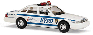 Emergency - Police Vehicles - Ford Crown Victoria 4-Door Sedan -- NYPD - New York City Police Department