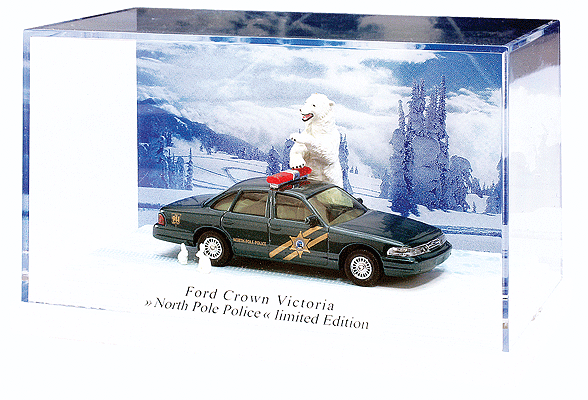 American Emergency Police 1997 Ford Crown Victoria 4-Door Sedan -- North Pole Police (Limited Edition)